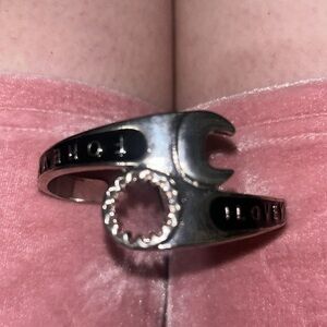 Stainless Steel Bracelet says (I love you forever) (new)